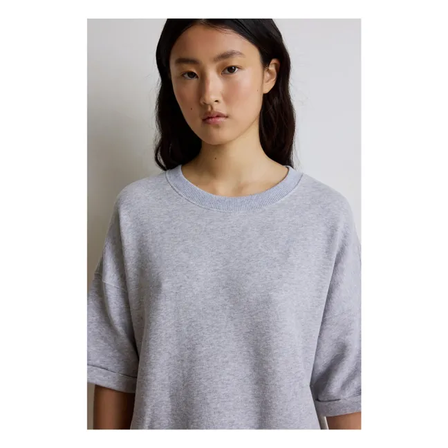 Sudadera de algodón Solange | Gris