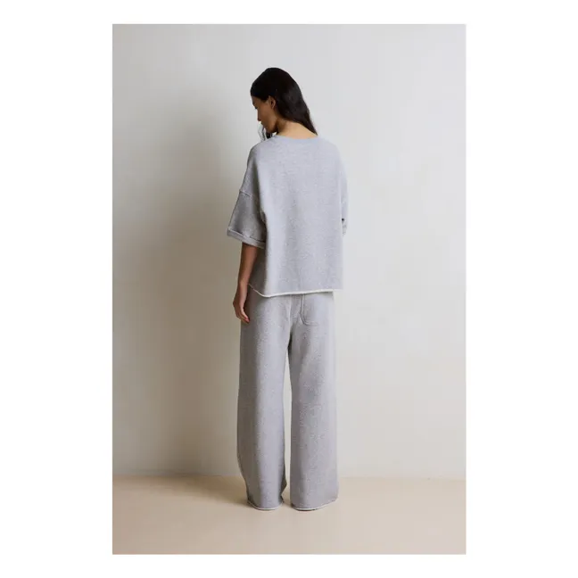 Sudadera de algodón Solange | Gris