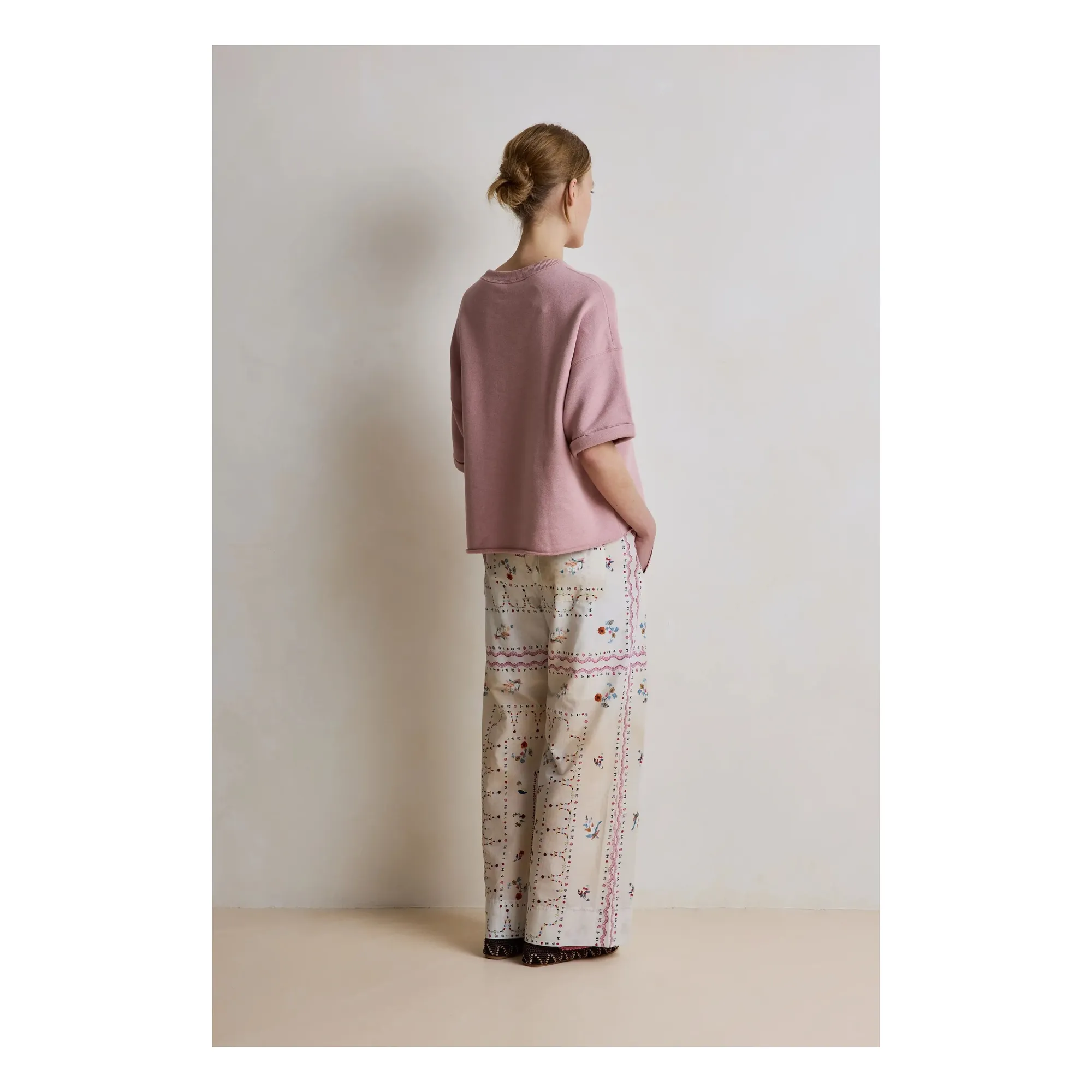 Sweat Solange Coton | Mauve- Image produit n°3