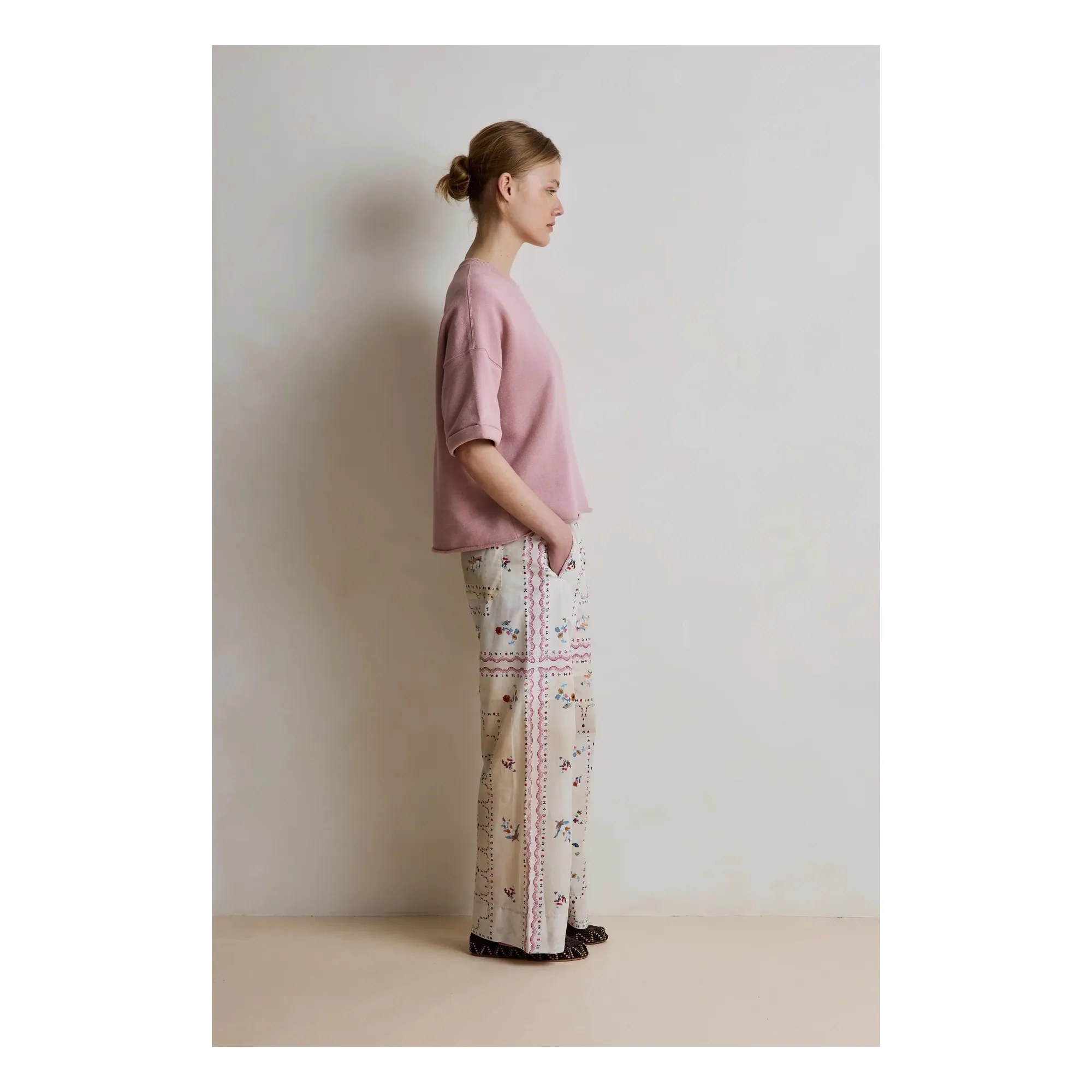 Sweat Solange Coton | Mauve- Image produit n°2
