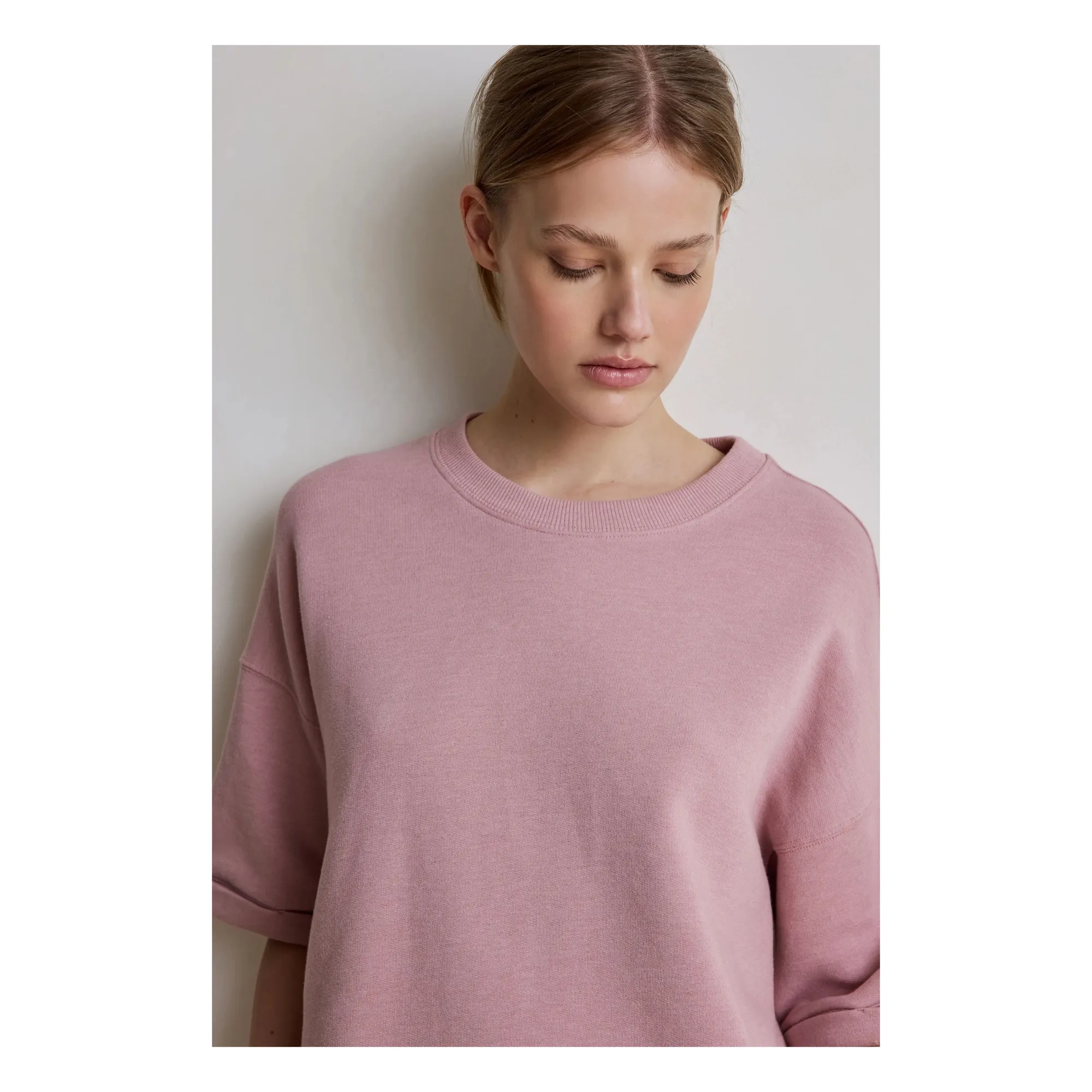 Sweat Solange Coton | Mauve- Image produit n°4
