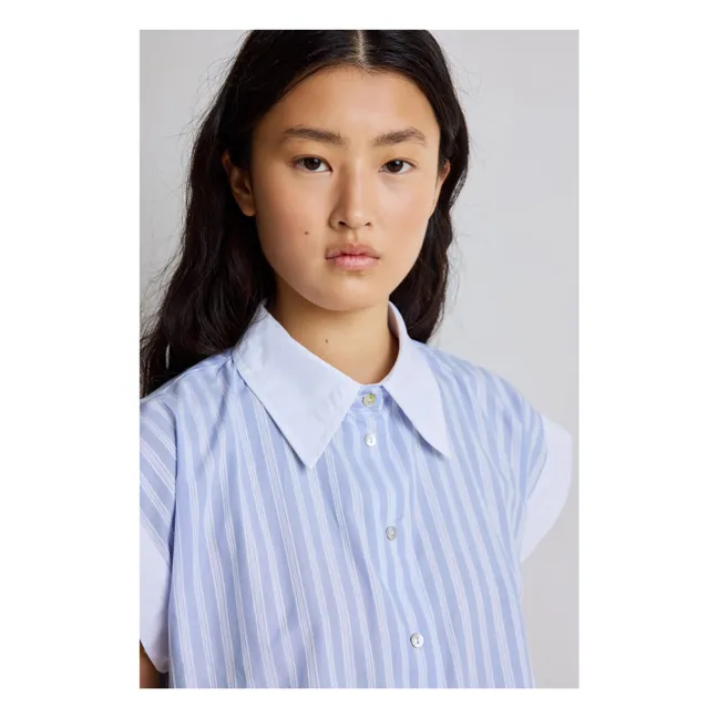 Blouse Rayures Florence Coton | Bleu