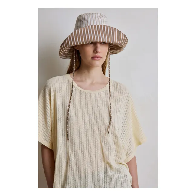 Camiseta Coralie de algodón | Crema
