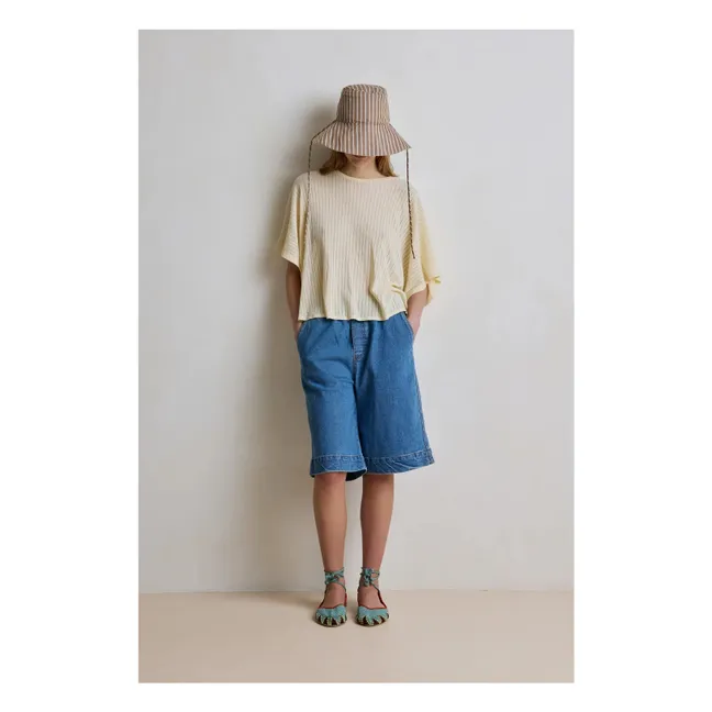 Camiseta Coralie de algodón | Crema