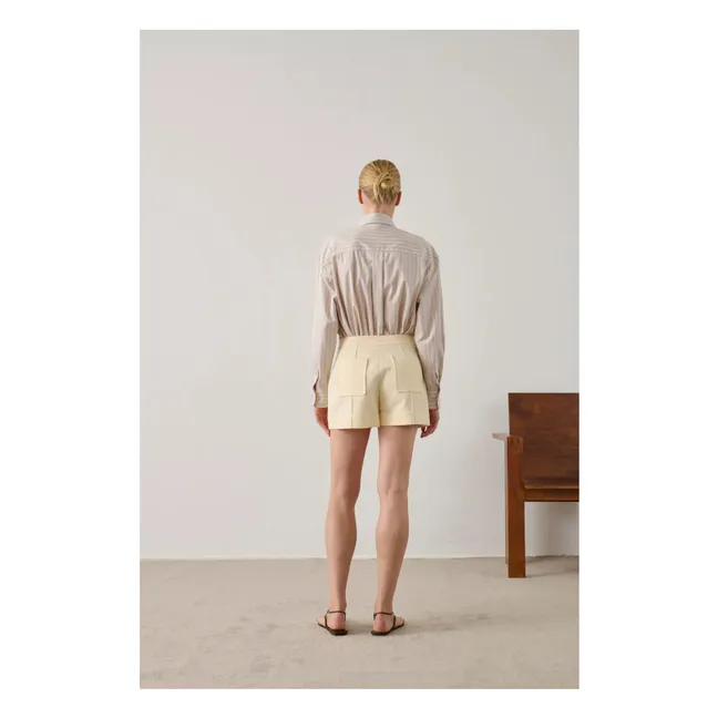Short Hover Coton | Crème