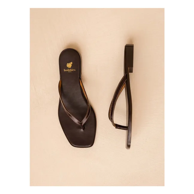 Sandales Sol Cuir | Café