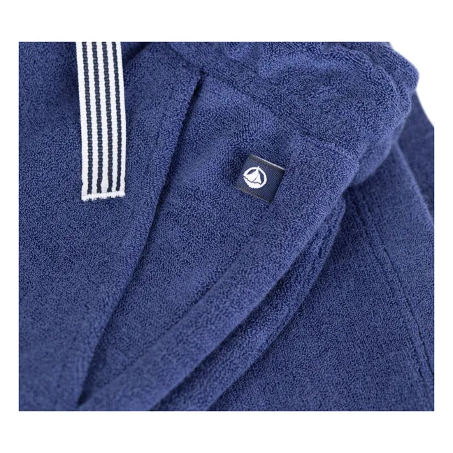 Bermuda Uni Eponge | Bleu foncé