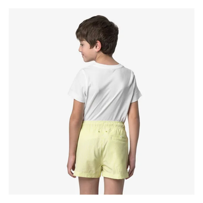 Pantaloncini da bagno a righe Hazel Beach | Giallo