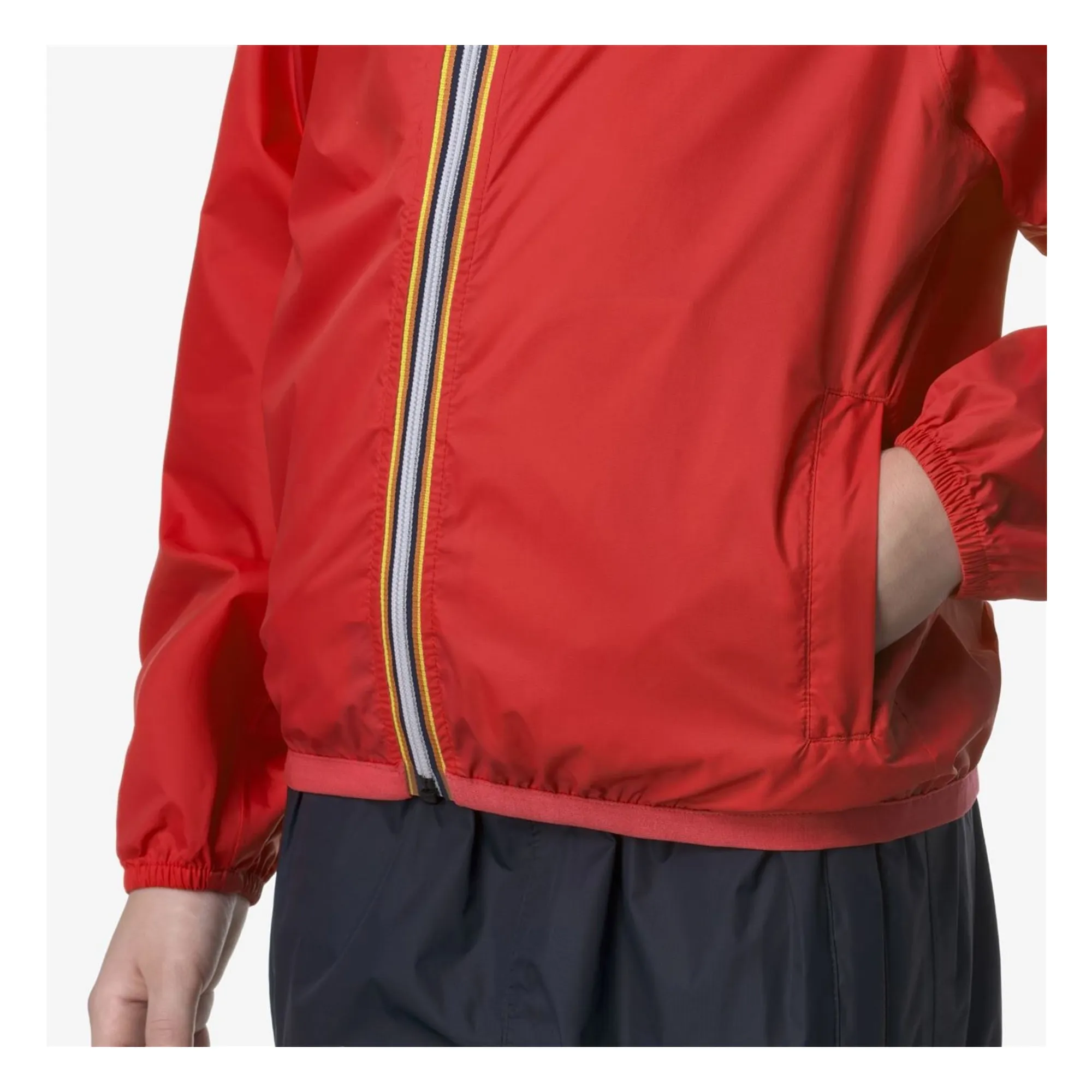 Cortaviento impermeable Le Vrai 4.0 Claude | Rojo- Imagen del producto n°3