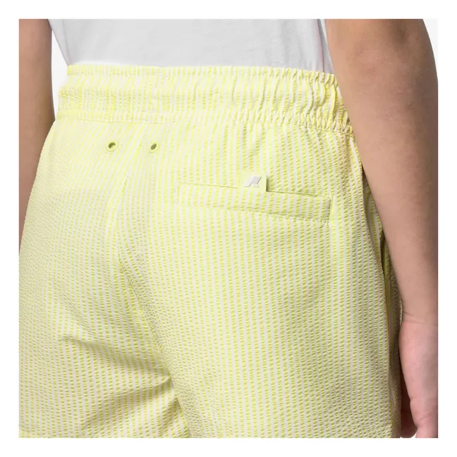 Pantaloncini da bagno a righe Hazel Beach | Giallo