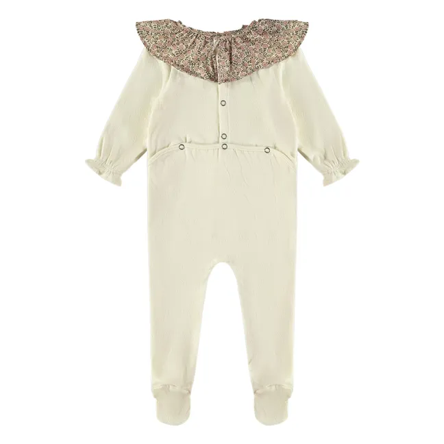 Pyjama Caline Coton Bio | Ecru