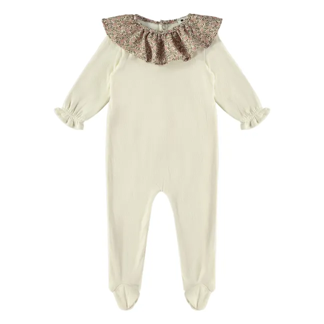Pyjama Caline Coton Bio | Ecru