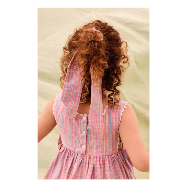 Chouchou Akimmi Carreaux | Pink