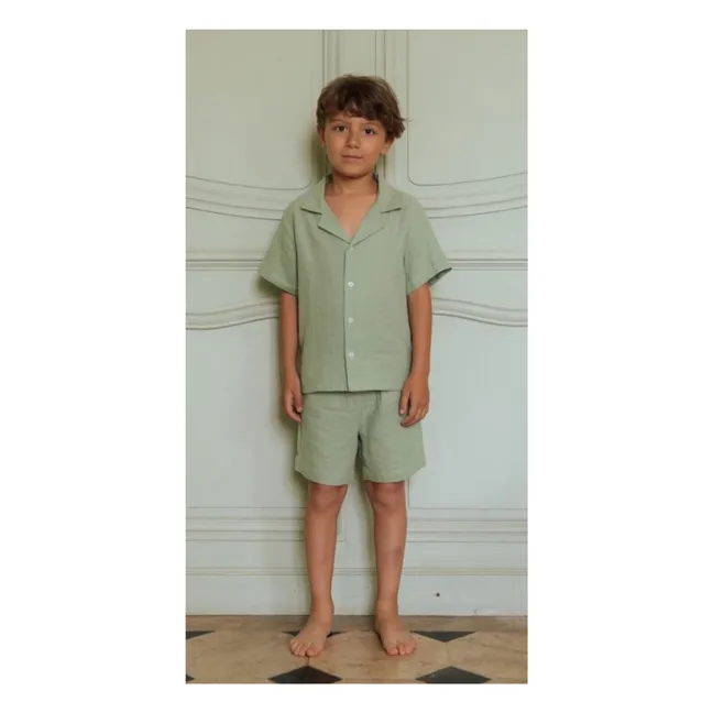 Pyjama Rieur Coton Bio | Vert