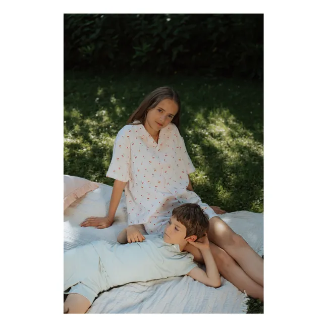 Pyjamas Cherry Organic Cotton | Ecru