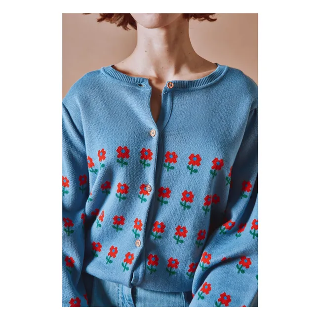 Cardigan Jacquard Coton Bio | Nuage