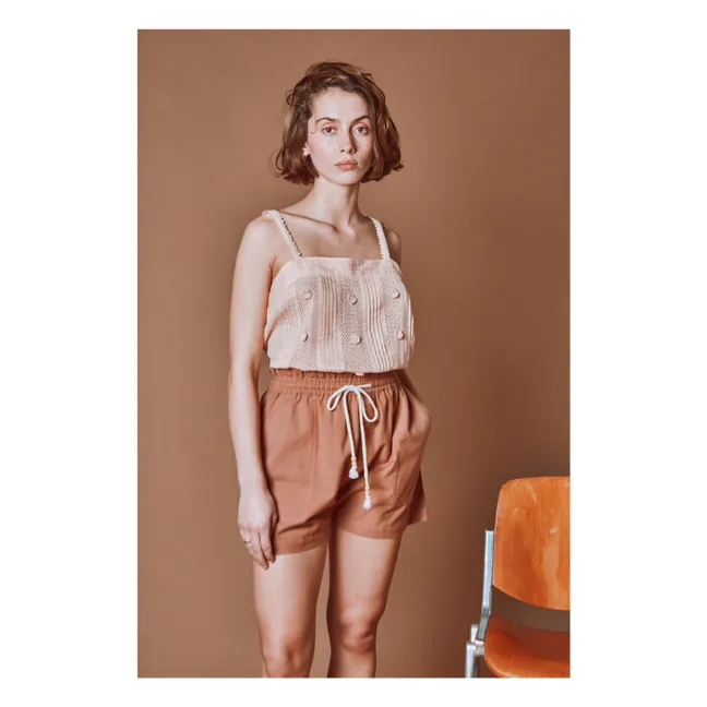 Darren Cotton shorts | Brown