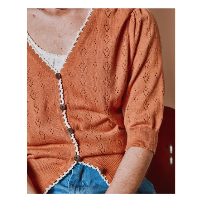 Chaqueta calada de algodón orgánico | Cannelle