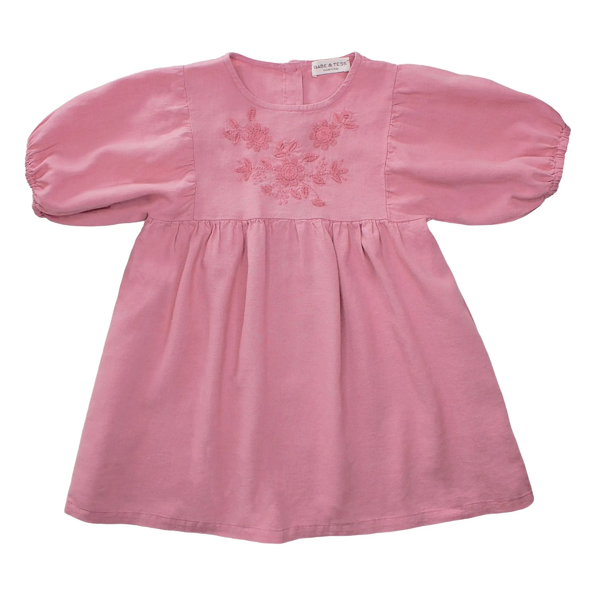 Babe & Tess Mauve Embroidered Dress Ada Lin