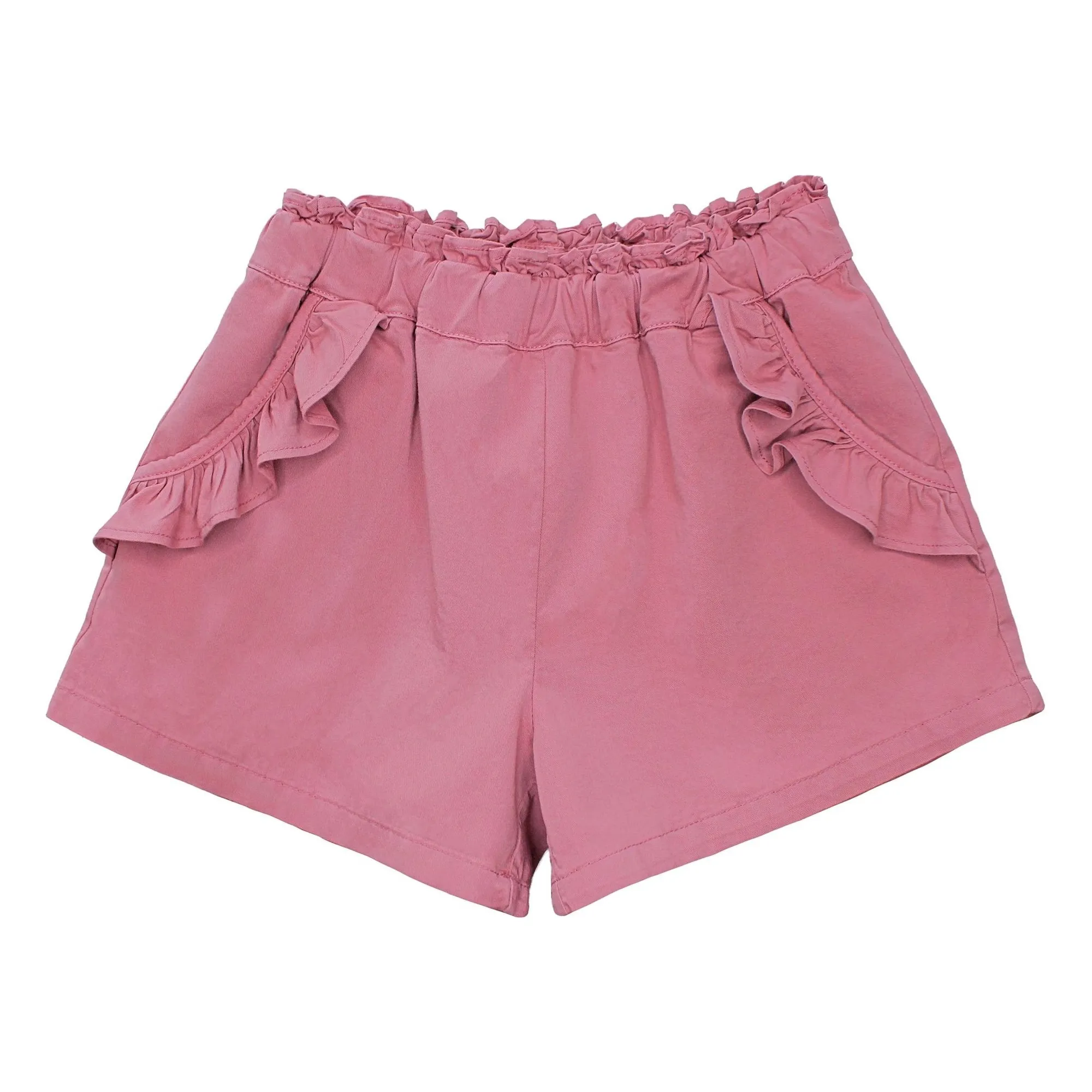 Babe & Tess Mauve Talita Ruffle Shorts