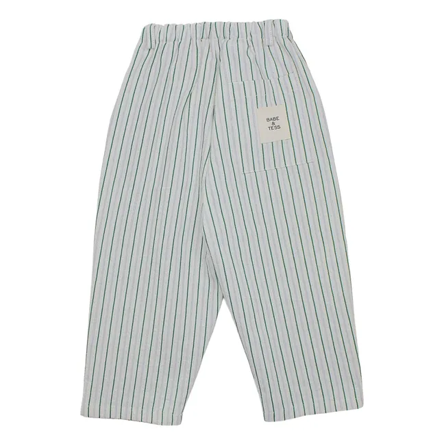 Pantalon Tommaso Rayé | Vert