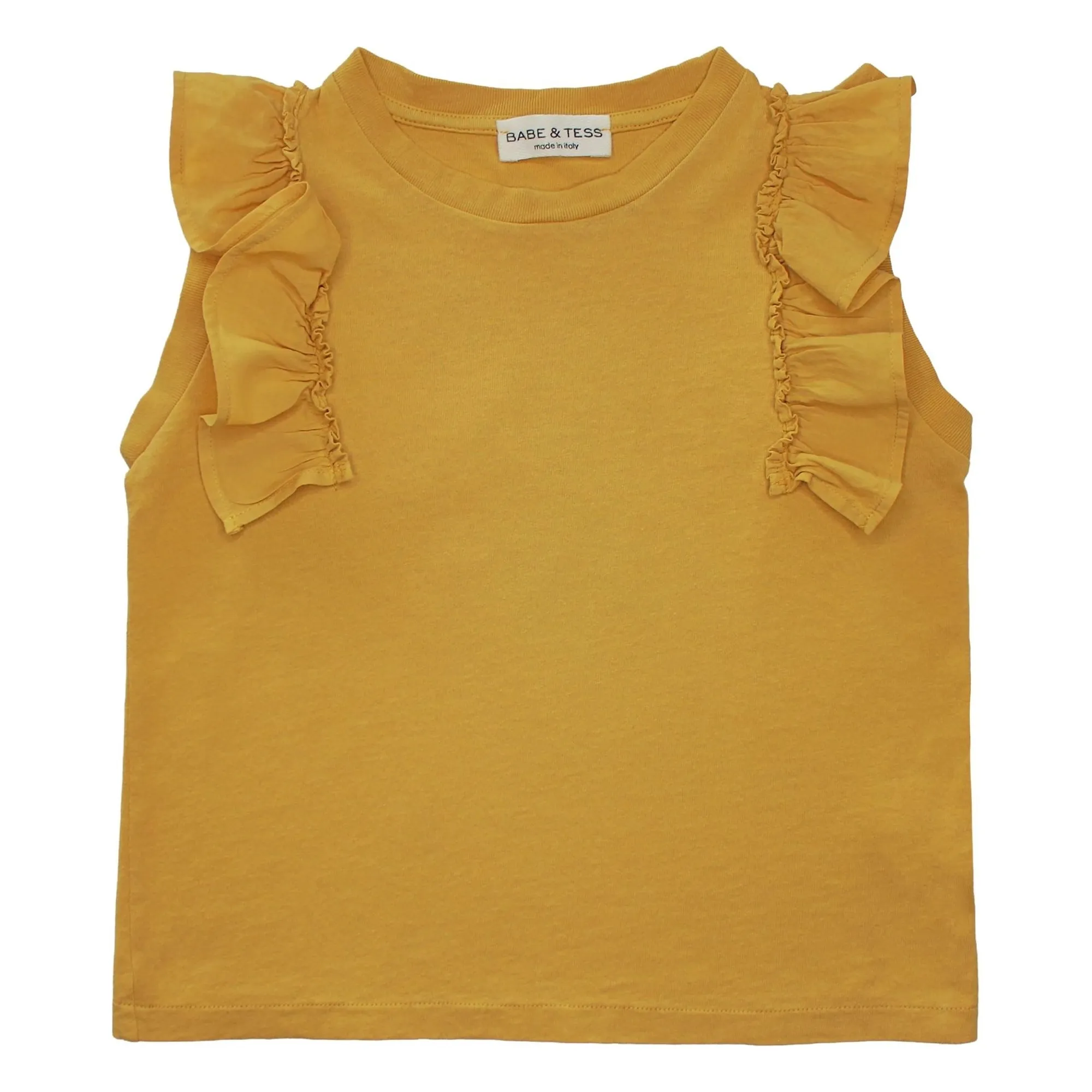 Babe & Tess Ochre Volants Antonella T-Shirt