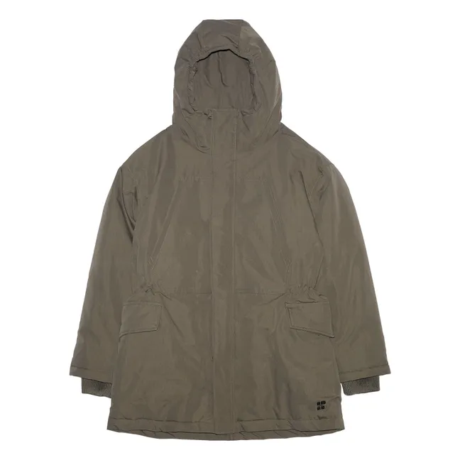 Parka Doublée Owl | Vert kaki