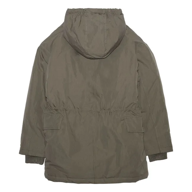 Parka Doublée Owl | Vert kaki