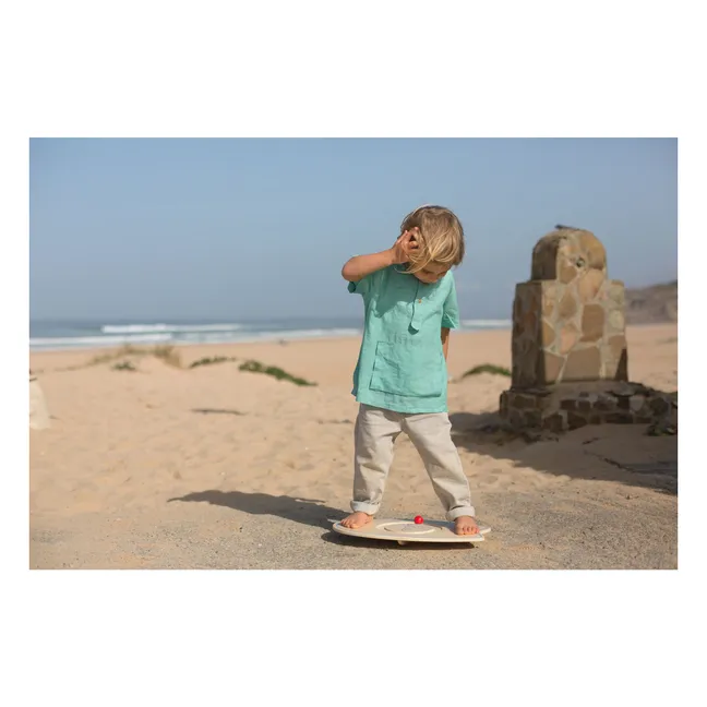 Planche d'équilibre en bois