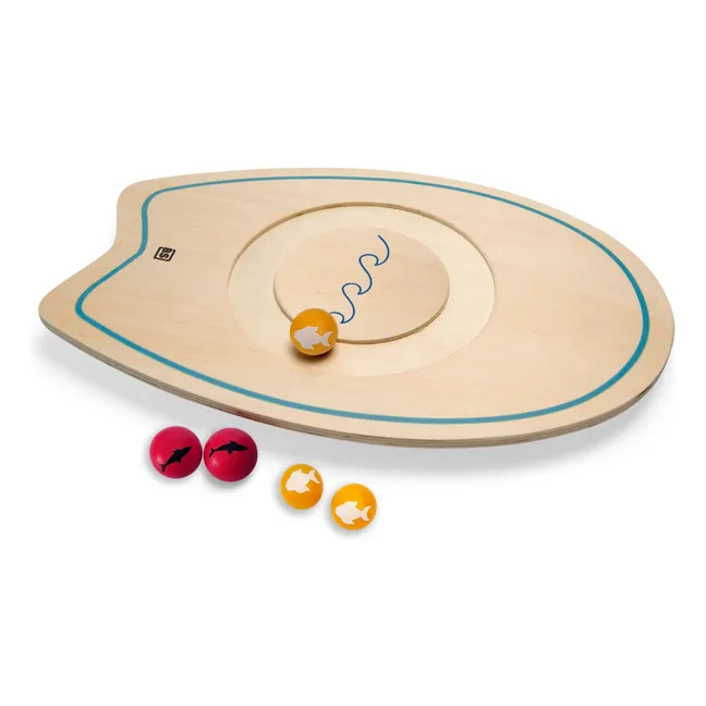 Planche d'équilibre en bois