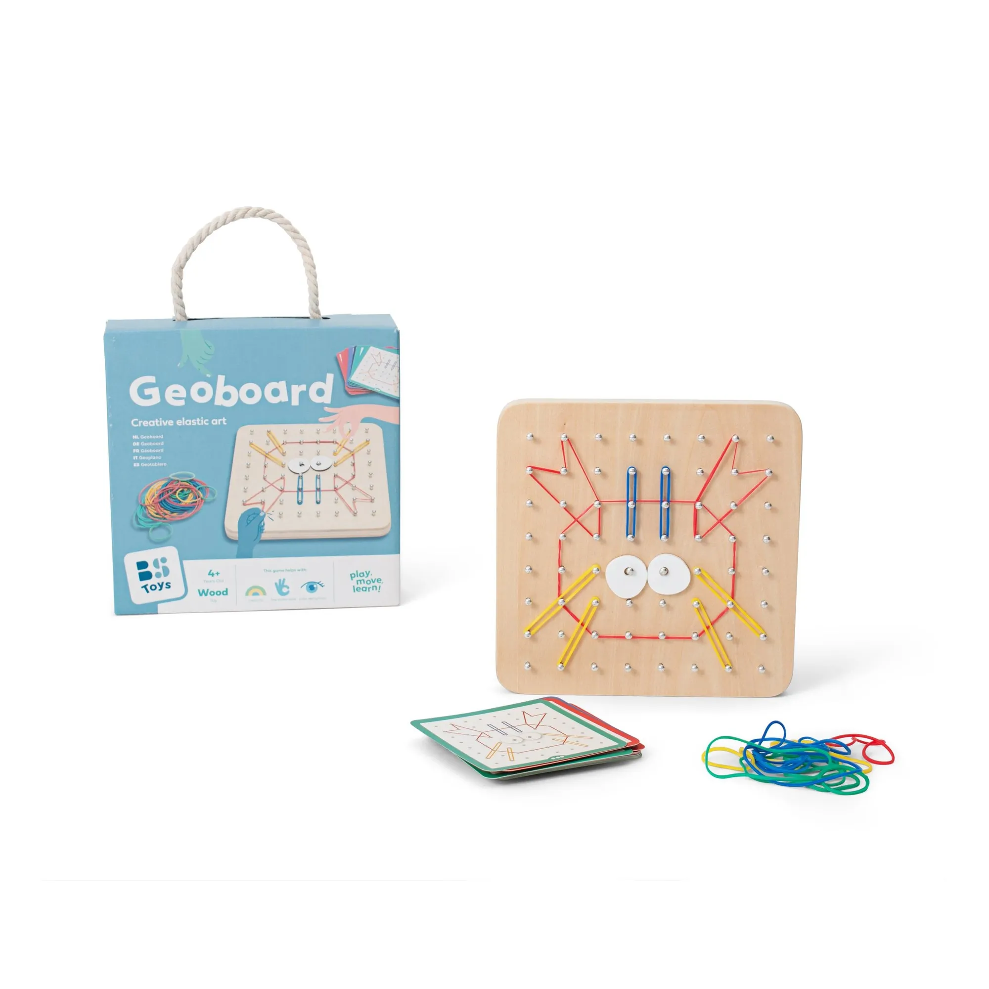 Bs Toys Multicoloured Geoboard