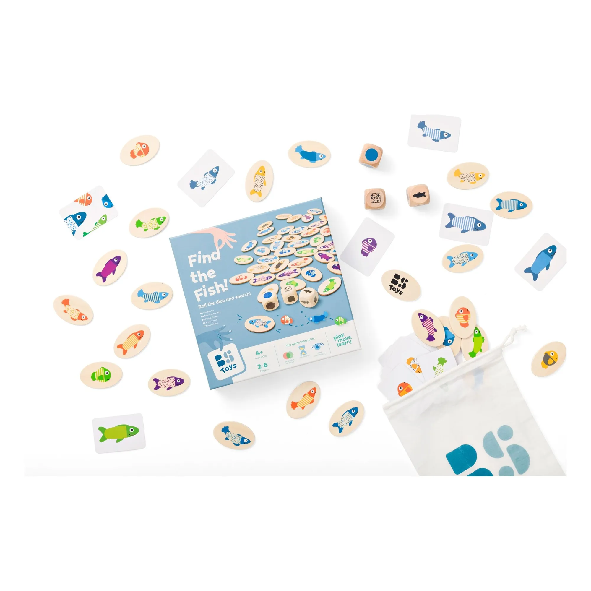 Bs Toys Multicoloured Find The Fish