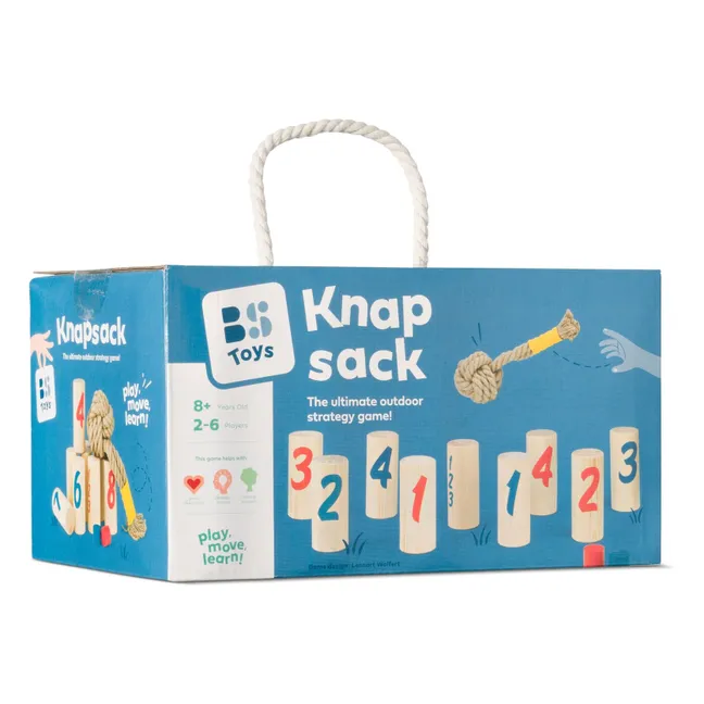 Juego de bolos con mochila