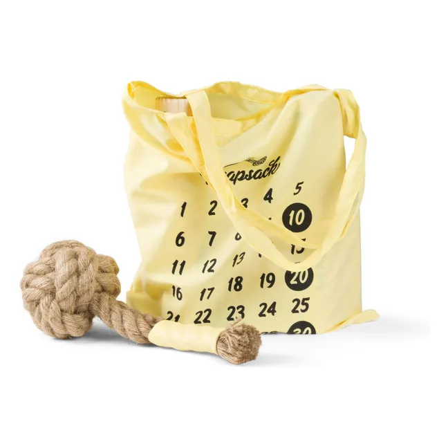 Juego de bolos con mochila