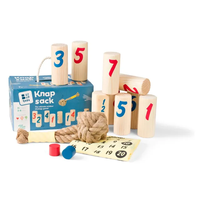 Juego de bolos con mochila