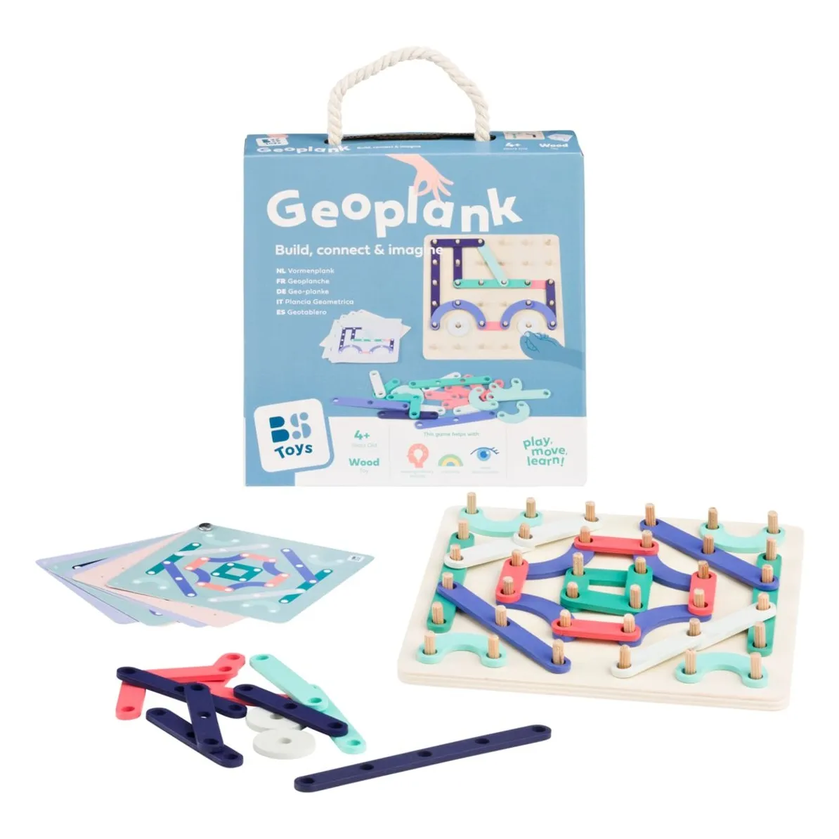 Bs Toys Multicoloured Geoplanche