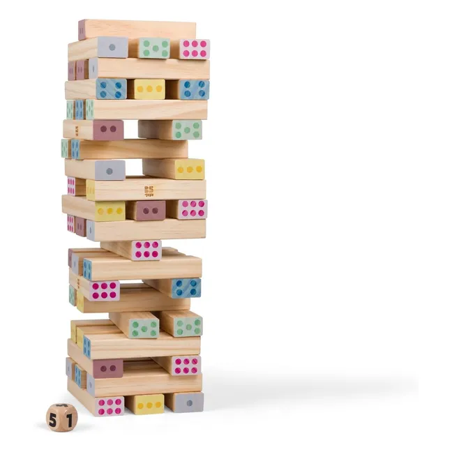 Giant numbered tower