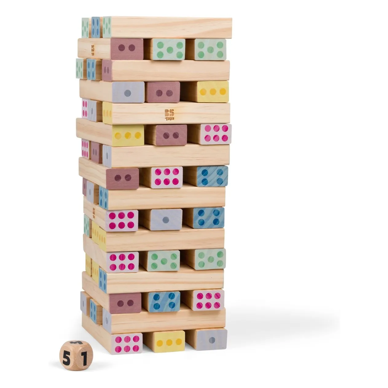 Bs Toys Multicoloured Giant Numbered Tower