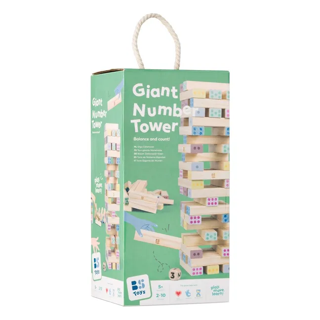 Giant numbered tower