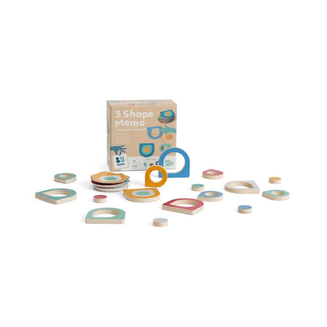 Jeu de mémo tri-formes