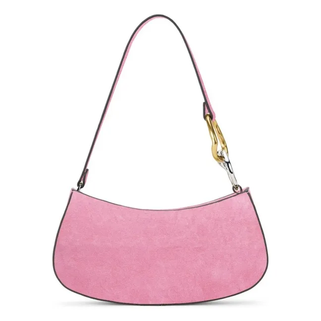 Sac Ollie Cuir | Rose