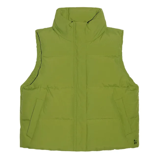 Doudoune Sans Manches Temper Fibres Recyclées | Vert
