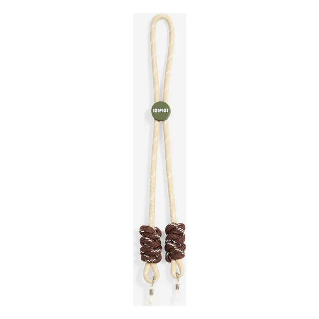 Cordon de Lunettes avec Bloqueur | Beige