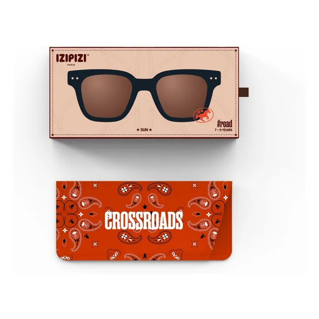 Gafas de sol #Road Junior | Negro brillante
