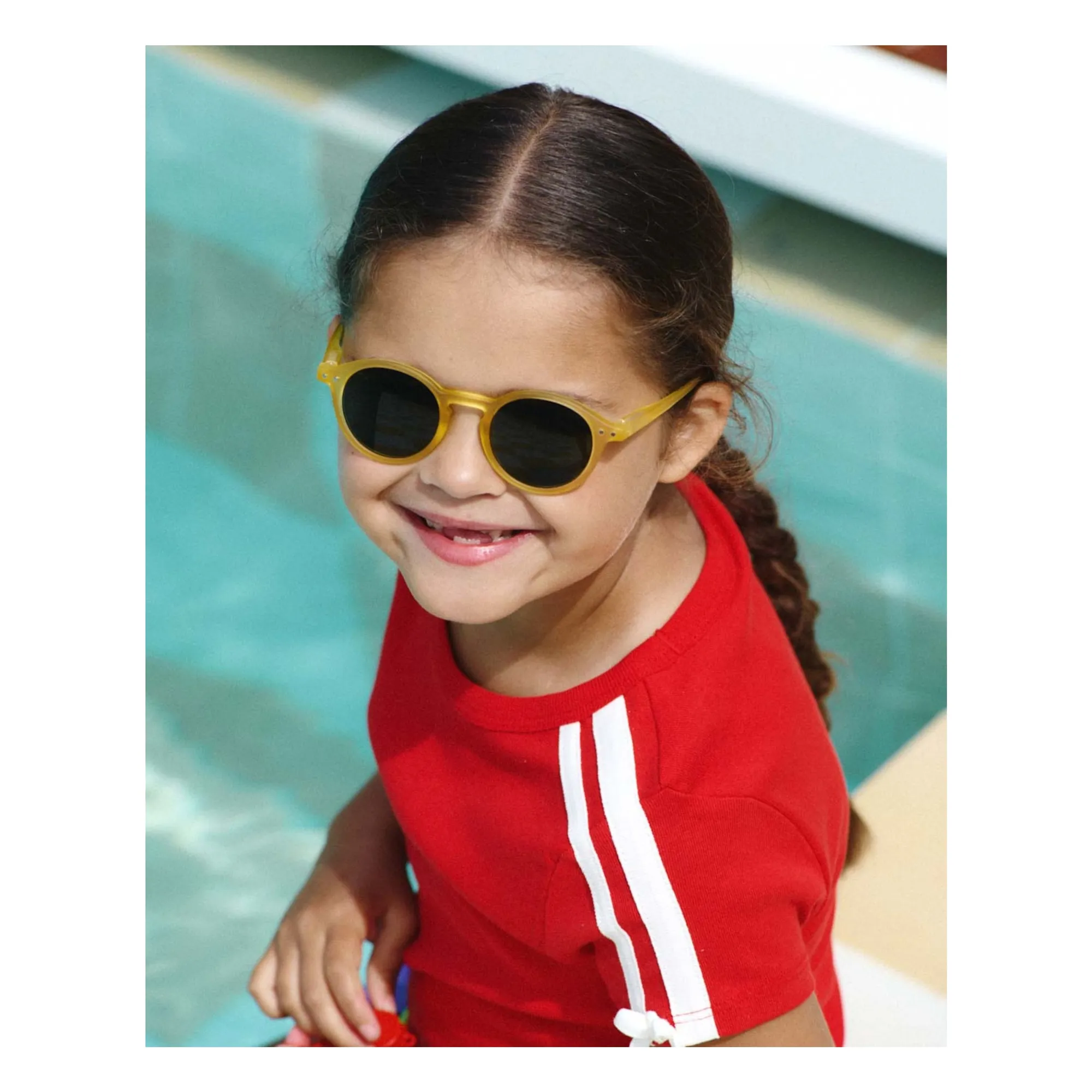Lunettes de Soleil #D Junior | Jaune- Image produit n°1