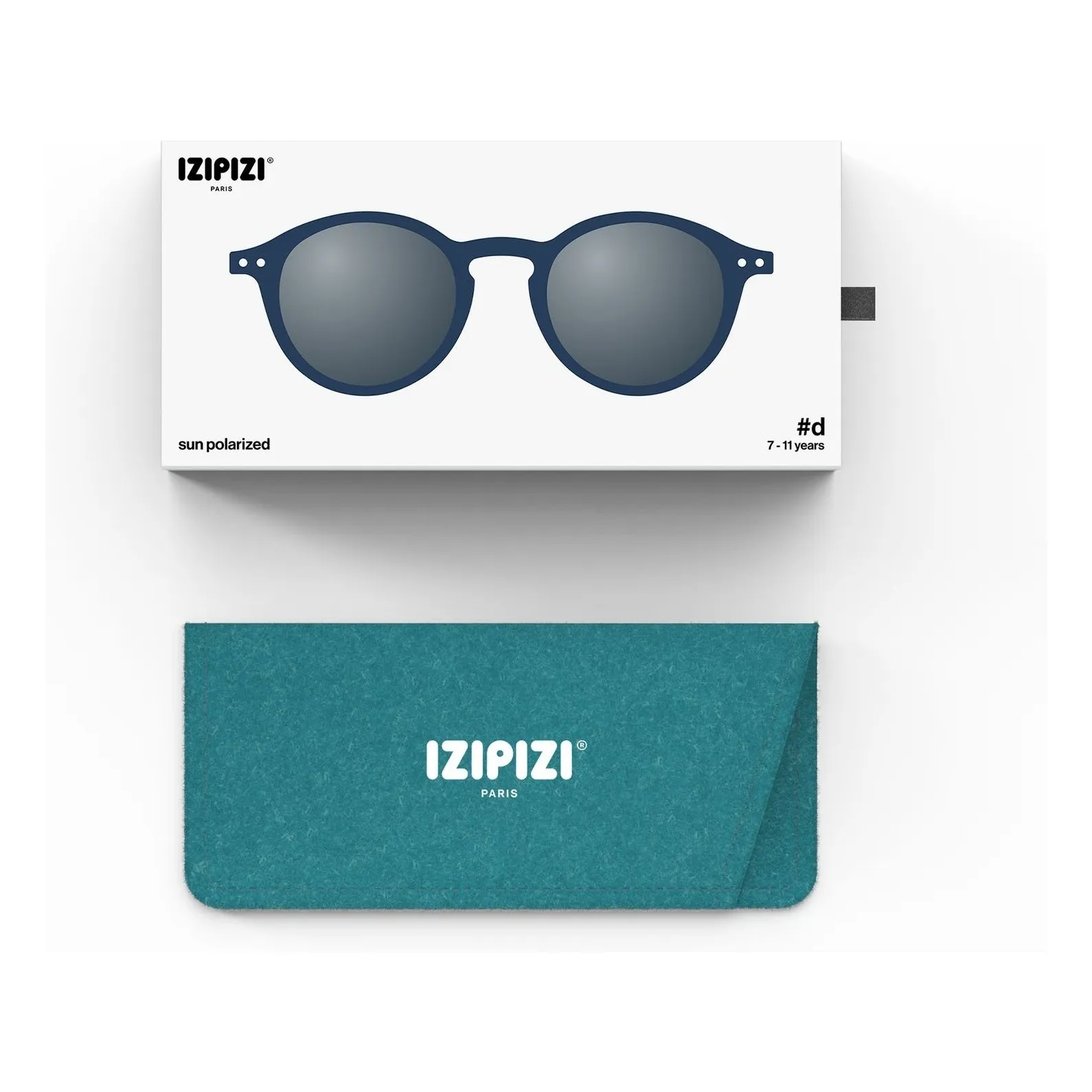 Lunettes de Soleil #D Junior | Bleu marine- Image produit n°5