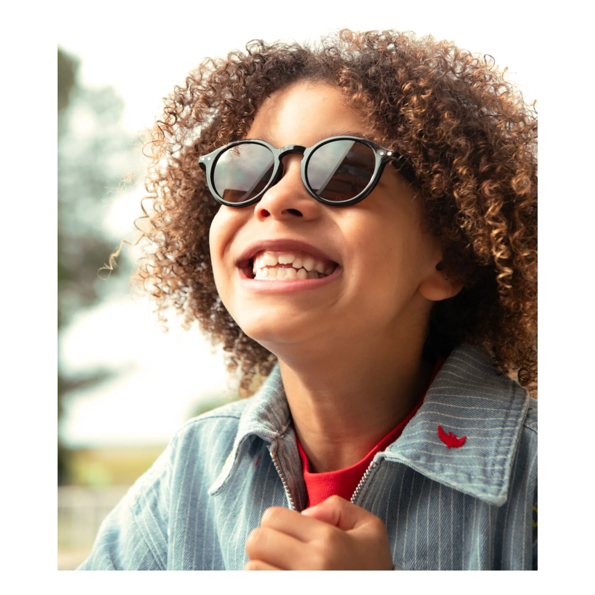 Lunettes de Soleil #D Junior | Noir brillant- Image produit n°1