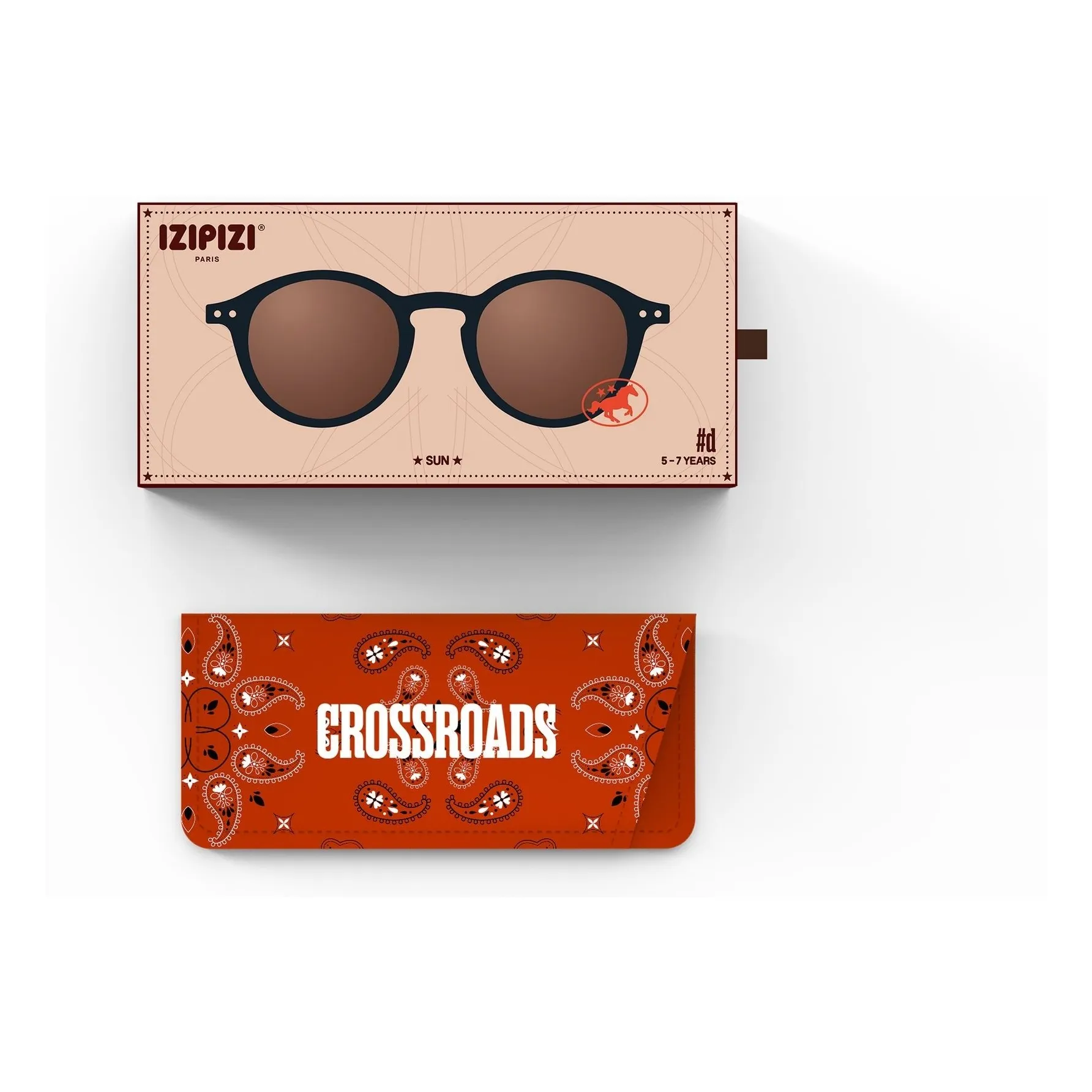 Lunettes de Soleil #D Kids | Noir brillant- Image produit n°4