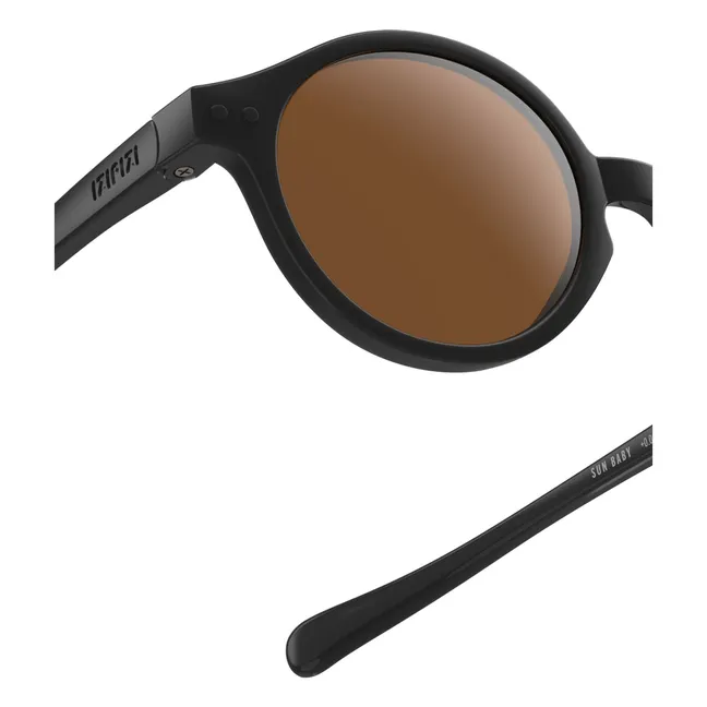 Lunettes de Soleil #D Baby | Noir brillant