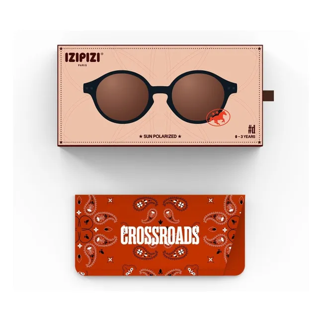 Lunettes de Soleil #D Baby | Noir brillant